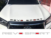 ตัวอักษร TOYOTA REVO SPORT สีบอร์นเงิน