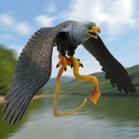 Simulated Eagle Model Plastic Simulation Animal Bird Toys Golden Geese Bald Artificial Ornaments Props Scene Decoration Kids Toy