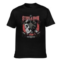 Cheap Sale Men Tshrit Steel And Iron Open Road Skull And Wings Vintage Newest Tees