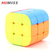 HIMISS RC 3x3x3 Cylinder Magic Cube Smooth Colorful Fun Creative Speed