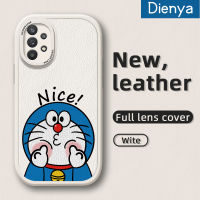 Dienya เคสสำหรับ Samsung A32 5G M32 5G A32 4G A33 5G ลายโดราเอมอนน่ารักเคสใส่โทรศัพท์หนังดีไซน์ใหม่ซิลิโคนนิ่มเคสมือถือกันกระแทกป้องกันการตกด้วยเคสป้องกันกล้องเลนส์คลุมทั้งหมด