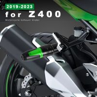 แผ่นเลื่อนอลูมิเนียมท่อไอเสียรถจักรยานยนต์สำหรับคาวาซากิ Z400อุปกรณ์เสริม2023นินจา400 Ninja400 Z 400 2018-2022 2021ฝาครอบ2022