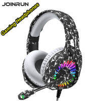 Joinrun Gaming Headphones 4D Stereo RGB Marquee Earphones Headset with Microphone for PS4 New Xbox OneLaptopPC Table