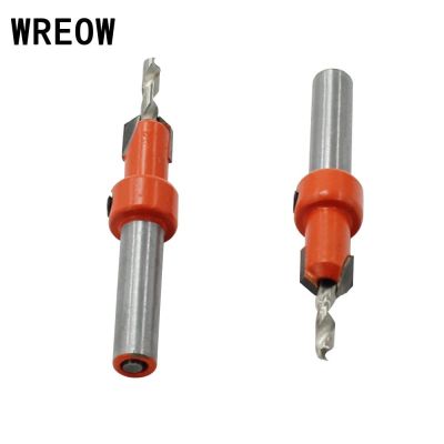 【Worth-Buy】 สกรู Hss Countersink Drill กลมงานไม้ขนาด2.8-3.5X8มม./10มม. ดอกสว่านเครื่องมือตัดอุปกรณ์ลบมุม