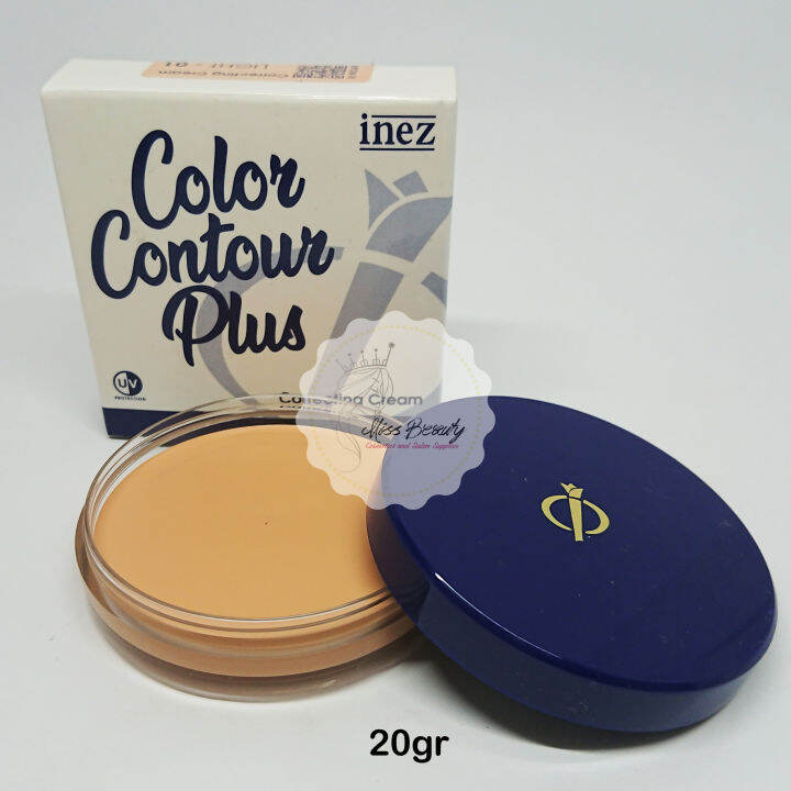 Inez Color Contour Plus Correcting Cream 20gr Lazada Indonesia