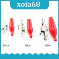 xoia68 Shop 28mm 35mm 45mm Electrical Alligator Clip Test Lead Cable Metal Meter Clamp Probe Crocodile Moto Bike DIY