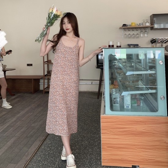 Váy Đầm maxi voan 2 dây hoa nhí xẻ cao - Ảnh Thật- Hàng có sẵn - Hàng Thiết  kế QCCC - Váy đẹp, Váy đi chơi, Váy đi biển | Shopee Việt Nam