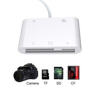 5in1 SD TF CF Card Reader USB Camera Connection Kit OTG Cable Adapter iOS 9.1 iOS 10 iOS 11 13 or later