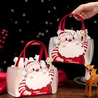 Bags 3x4 with Design Christmas Tote Box Gift Bag Santa Christmas Bag Santa Christmas Bag Gift Kitty Christmas Wrapping Paper Gift Wrapping  Bags