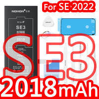 (มีในสต็อก) แบตเตอรี่ NOHON สำหรับ Apple SE 7 8 Plus 11 Pro MAX 12 Mini 13 6 S 6 SE2 SE3ลิเธียมโพลิเมอร์ Bateria เปลี่ยนความจุสูง **