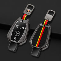 โลหะรถ Remote Key Case Cover Shell Fob สำหรับ Benz A C E S G Class GLA CLA GLK GLC W204 W463 W176 W251 W205 Keyless กระเป๋า