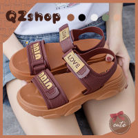 QZshop ห้ามพลาด ?รองเท้าแตะ รองเท้ารัดส้นแบบสายคาด ?ปรับสายได้ พื้นหนา ใส่สบาย วัสดุแข็งแรงทนทาน จัดส่งในไทย‼️