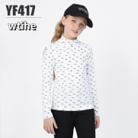 PGM Autumn Winter girls Shirt Long Sleeve Golf Clothing Keep Warm Outdoor Sports Bottoming-Shirt Ladies Slim Fit T Shirts YF417