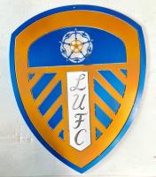 ลีดส์ ยูไนเต็ด โลโก้ LEEDS UNITED เหล็กตัดเลเซอร์ ขนาด 60 cm.หนา 3mm.หนัก 3 kg.ทำสีเหมือนจริง ใช้สี 2k สีพ่นรถยนต์ภายนอกสวยงามคงทน ติดตั้งทุกที่