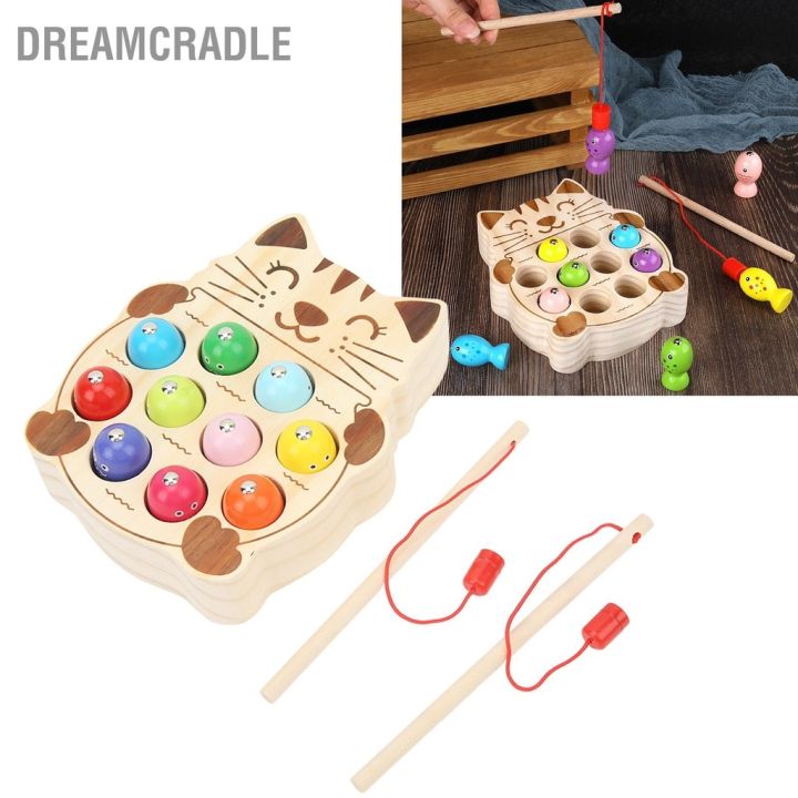 dreamcradle-เกมจับปลา-ฐานปลา-ละเอียดอ่อน-พื้นผิวเรียบ-สดใส-ของเล่นตกปลา-สําหรับเด็ก