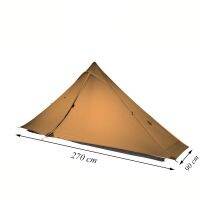 2021 New Version Lanshan 1 Pro Tent 3/4 Season 230*90*125Cm 2 Side 20D Silnylon 1 Person Light Weight Camping Tent