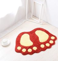 Bathroom Rugs Mats Water Absorbent Non Slip Mat Big Feet Bathroom Carpet Set Soft Machine Washable Rugs Bath Mat for Toilet Offi