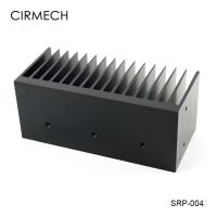 Cirmech ตัวทำความเย็นหม้อน้ำแผ่นอลูมิเนียมระบายความร้อนสำหรับ Lm1875 Tda7293ชิปอิเล็กทรอนิกส์แผ่นระบายความร้อนด้วยฮีทซิงค์ขนาด120*50*50มม.