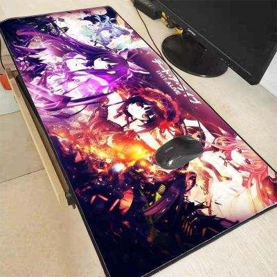 90x40cm XL Japan Sexy Anime Large Locking Edge Mouse Pad Gaming Mousepad Mat Girl Friend Nightmare DATE A LIVE Cartoon