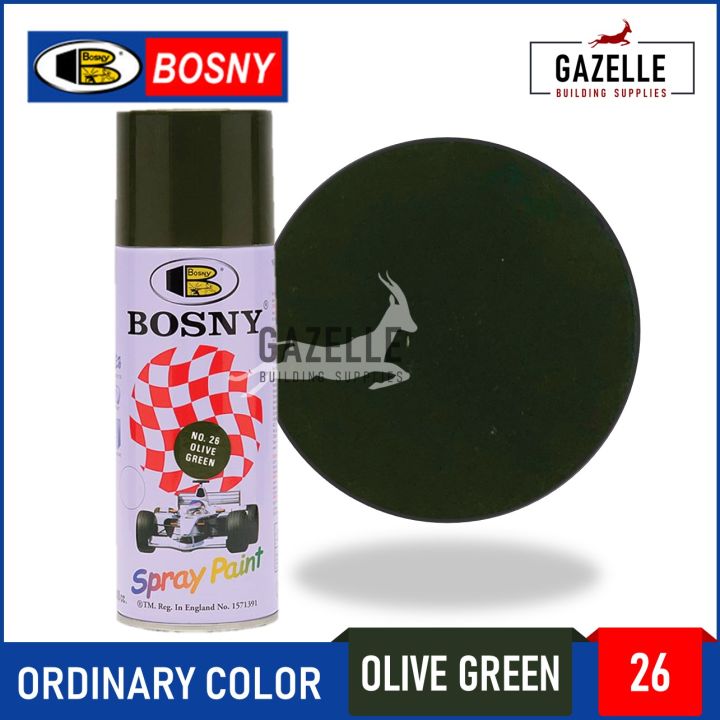 Bosny Acrylic Spray Paint 26 Olive Green Lazada Ph