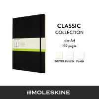 Moleskine สมุดบันทึก ปกอ่อน สีดำ ขนาด A4 MOLESKINE NOTEBOOK A4 SOFT COVER BLACK