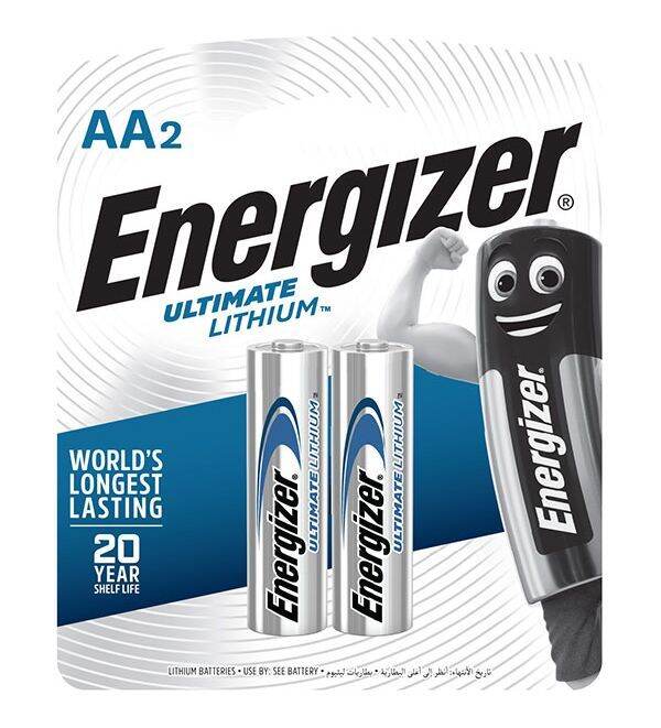 แท้-100-energizer-ultimate-lithium-battery-aa-aaa-pack2-ถ่านลิเธี่ยม-aa-aaa-แพ็ค-2-ก้อน-energizer-l91-rp2