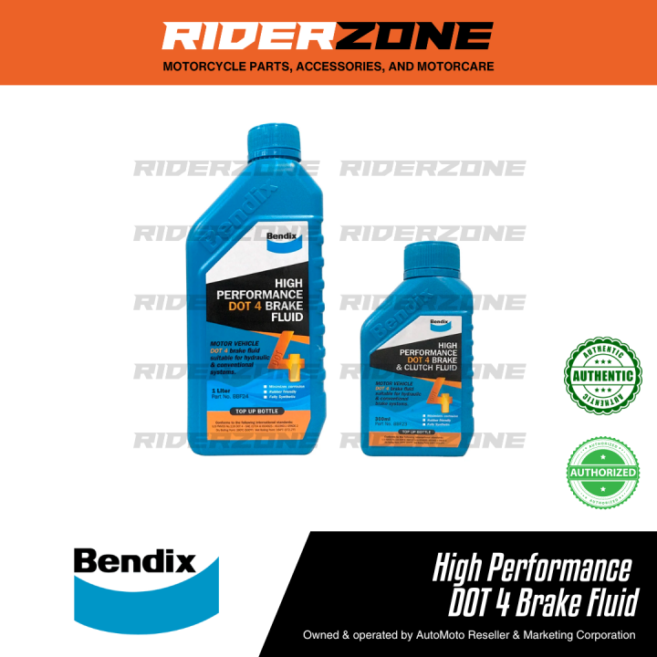 BENDIX DOT 4 BRAKE FLUID 300ML & 1LTR FULLY SYNTHETIC Lazada PH