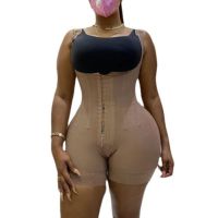 AB4B Colombian Full Body Shapewear Compression Girdle Corrective Underwear Tummy Control Shaper Butt Lift Slim Corset Bodysuits