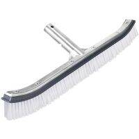 2X Swimming Pool Brush Head, 18-Inch Polished Aluminum Brush Head, for Cleaning Walls and Tiles (Not Including Poles)