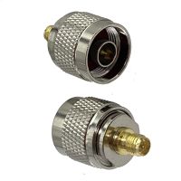 1pcs Connector Adapter N Male Plug to RP SMA Female Plug Wire Terminal RF Coaxial Converter Straight