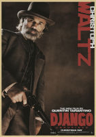 【In-Stock】 sgm099 โปสเตอร์ภาพยนตร์ทารันติโน่วิดีโอกระดาษบาร์ Django โปสเตอร์กระดาษคราฟท์ห้อง Quentin ห้องนั่งเล่นคลาสสิก