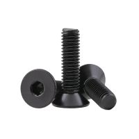 M3 M4 M5 Black A2-70 304 Stainless Steel Countersunk Hex Hexagon Socket Screw Flat Head Allen Bolts DIN7991