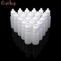 OutTop 100PCS 5ml/10ml/15ml Empty Plastic Squeezable Dropper Bottles Eye Liquid Dropper Refillable Bottles 2018 DEC19