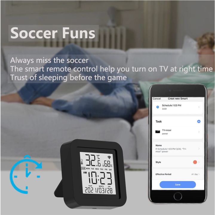 tuya-s09-พร้อมหน้าจอ-ir-universal-remote-control-อุปกรณ์ควบคุมรีโมท-ir-เช่น-แอร์-ทีวี-รองรับ-alexa-google-รีโมท-รีโมททีวี-รีโมทแอร์-รีโมด