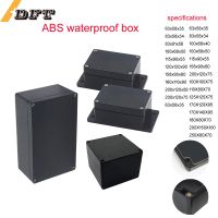 DIY Junction Box ABS Plastic Dustproof Waterproof IP65 Universal Electrical Boxes Project Enclosure with Fixed Ear Black