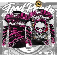 [In stock] 2023 design  FOOD PANDA LONGSLEEVE DRIFIT (FULL SUBLIMATION) 3D Cycling Jersey  T-Shirt Breathable Tee，Contact the seller for personalized customization of the name