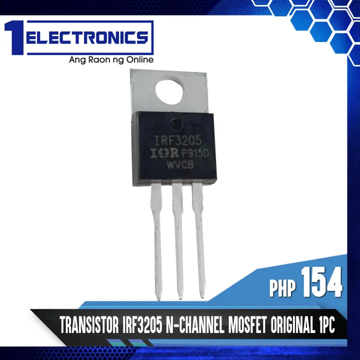 1electronics 1pc Transistor Irf3205 N Channel Mosfet Original To220 110a 55v Lazada Ph 1electronics 1pc Transistor Irf3205 N Channel Mosfet Original To220 110a 55v Lazada Ph