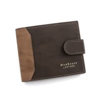 Mens Wallet Black/brown/coffee Business Card Holder Case Male Short Purse PU Leather Money Bag for Men 2022 Credit Card Wallet