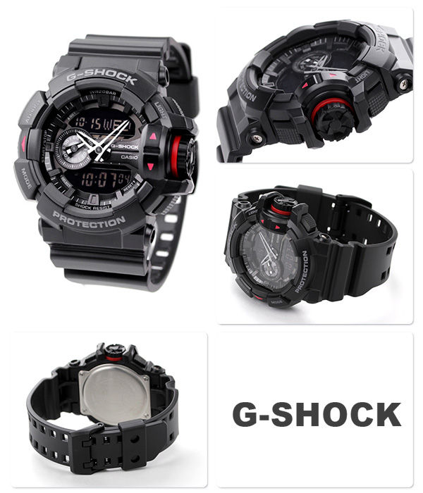 นาฬิกาคาสิโอของแท้-cmgประกันภัย1ปี-ของแท้-100-casio-g-shock-รุ่น-ga-400-1b-นาฬิกาผู้ชาย-จัดส่งพร้อมกล่องคู่มือใบประกันศูนย์cmg-1ปี