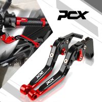 รถจักรยานยนต์ PCX 125 150เบรกปรับได้พับได้ &amp; คลัตช์คันเบรคสำหรับรถฮอนด้า PCX125 PCX150 A11YEARS 2017 2018 2019 2020 2021 2022