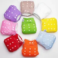 Reusable Diapers for Baby Adjustable Washable Soft Cloth Diaper Nappies One Size Newborn Baby Diapers Cloth Diapers