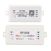 【▼Hot Sales▼】 yulibu74040703 แอปสมาร์ทโฟนควบคุม Spi พิกเซล Wifi Sp108e สำหรับ Ws2812b Ws2811 Rgb Rgbw Apa102 Apa106แถบไฟ Led Sp105e บลูทูธ5-24V