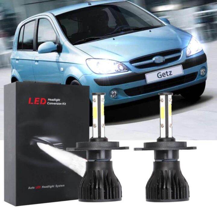 For Hyundai GETZ 20072011 (Head Lamp) 2pc LED Headlight 6000K Bulbs