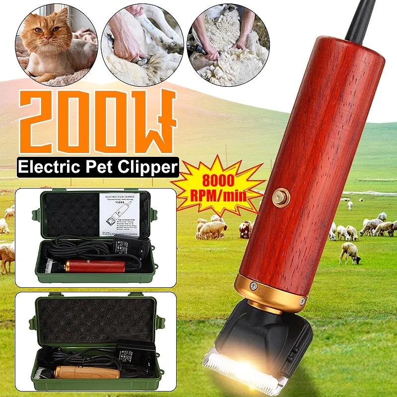 snatural sheep goat hair cutting machine STOO1 Black Pet Hair Trimmer -  Price History