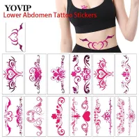 【YF】 Sexy Tattoo Goddess Breast Private Lower Abdomen Womb Alternative Adult Temptation Women Stickers