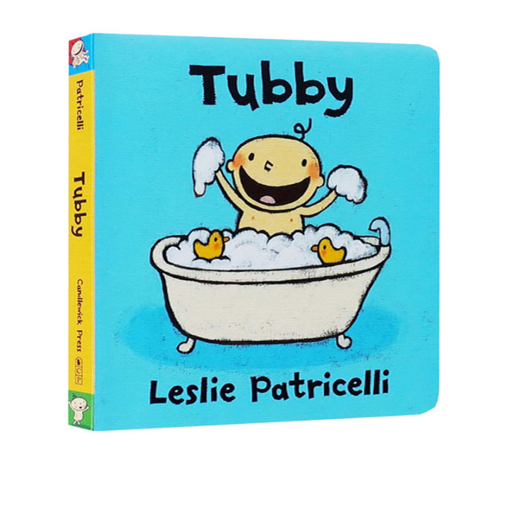 english-original-picture-book-tubby-happy-bath-a-hair-dirty-child-famous-leslie-patricelli-introduction-to-english-cardboard-book-for-children