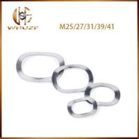 304 Stainless Steel Cuci Spring Gelombang Tiga Wave Crest 25-41 Gelombang Gasket Spring Gasket Elastis Mesin Cuci