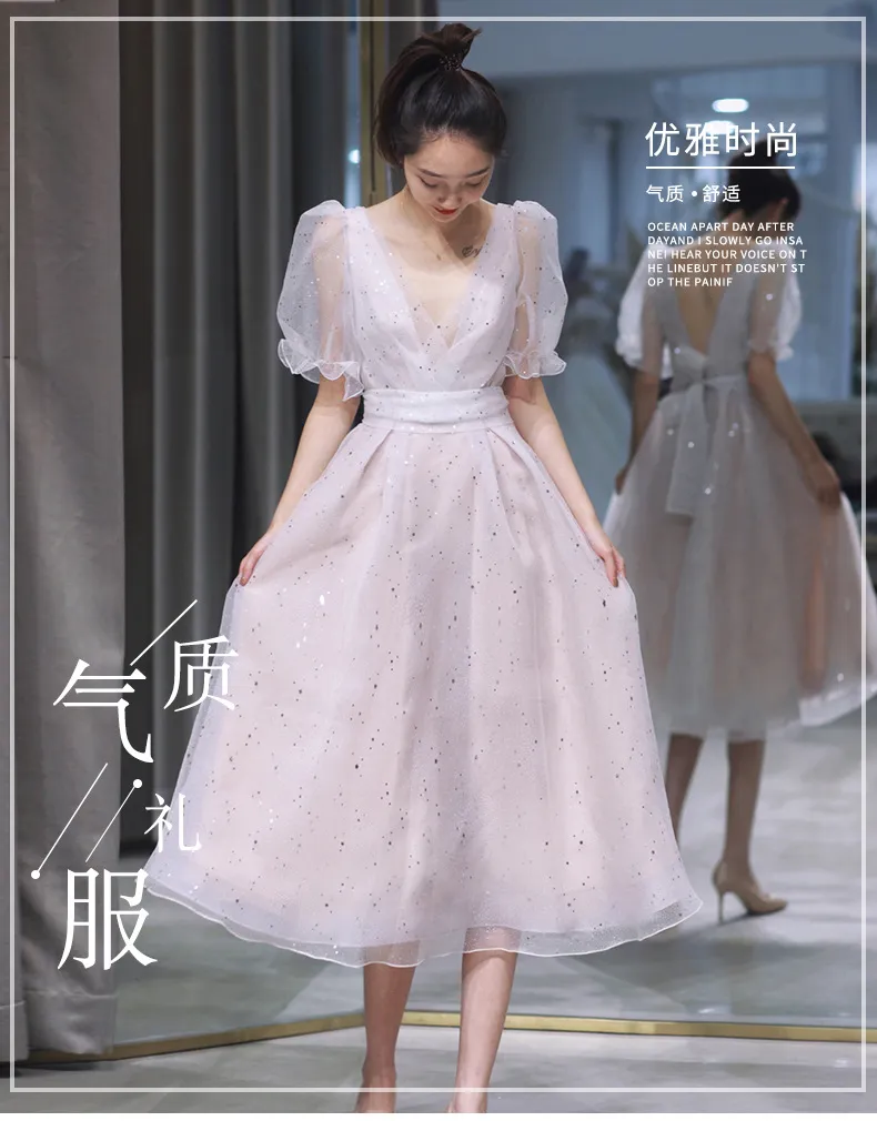 mid length evening dresses with sleeves