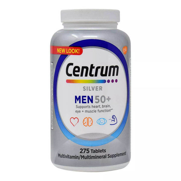Centrum Silver Men 50+ Multivitamin 275 tablets Lazada PH