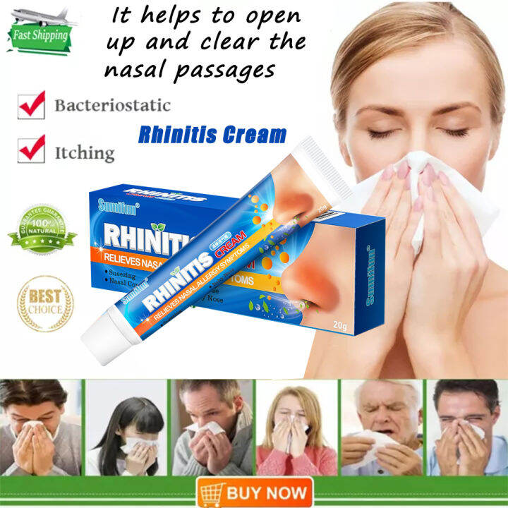 Local delivery SUMIFUN Rhinitis Cream Rhinitis Sinusitis Cream Nasal ...